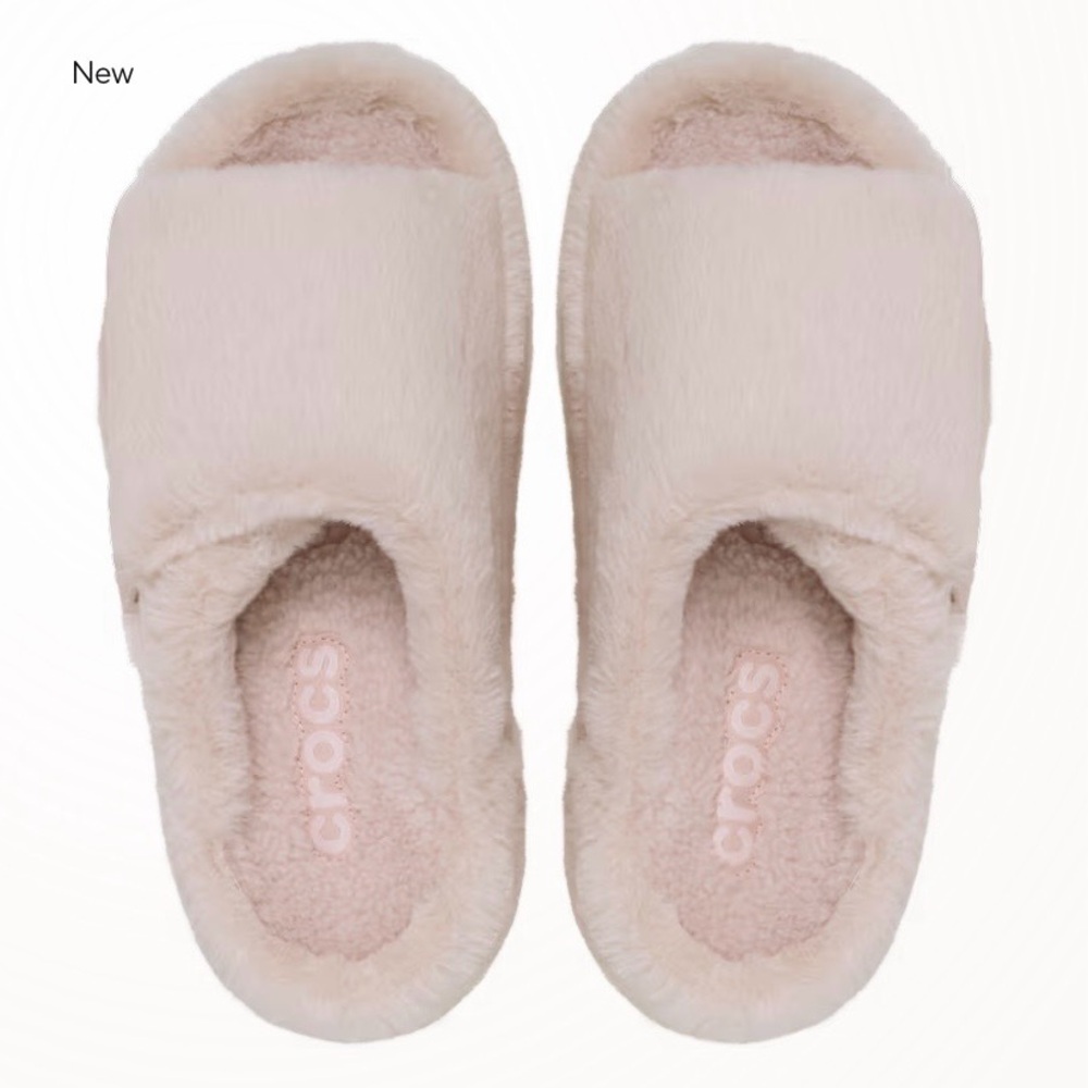 CROCS Women's Plush Quartz Size 9 Slippers